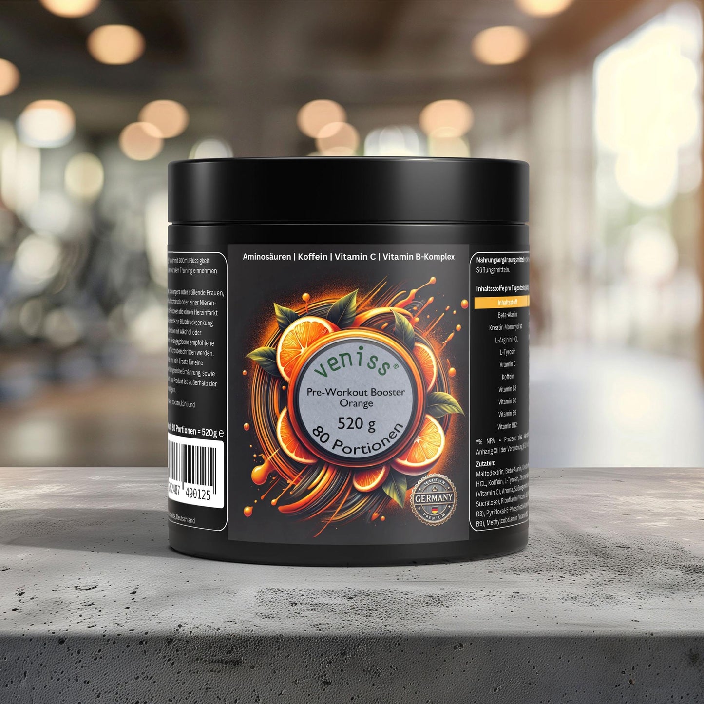 Pre-Workout Booster - Geschmack: Orange