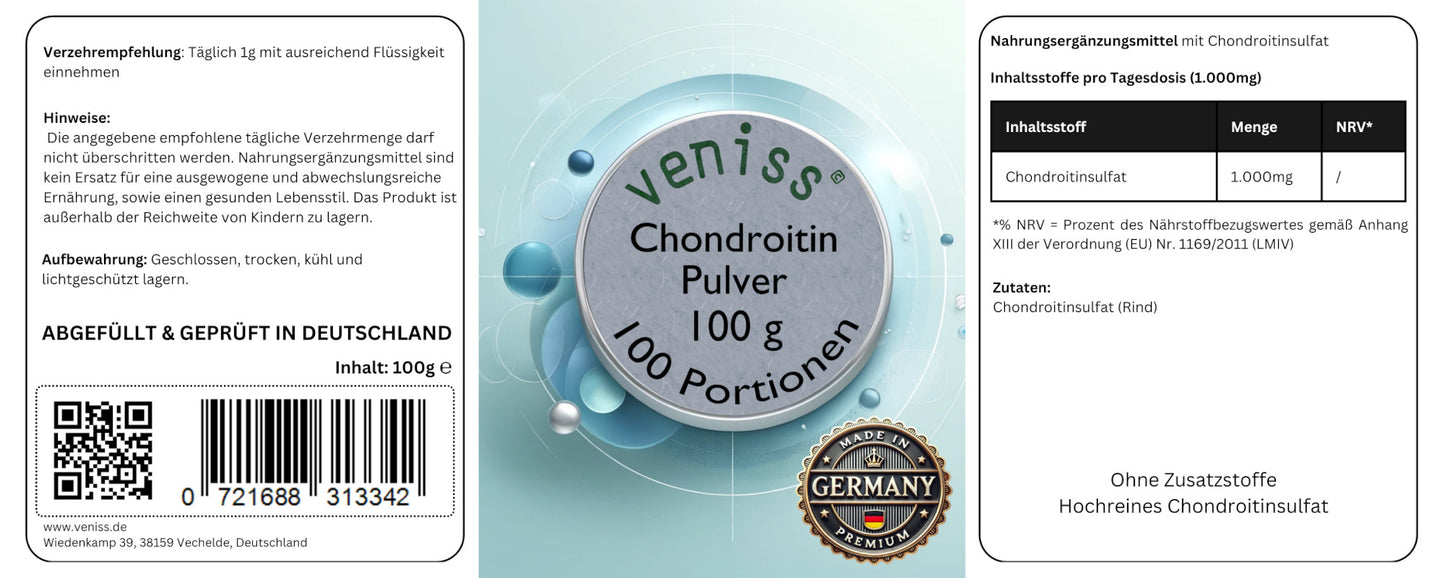 Chondroitin Pulver - 100g