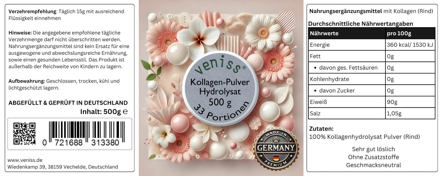 Kollagen Pulver - 500g